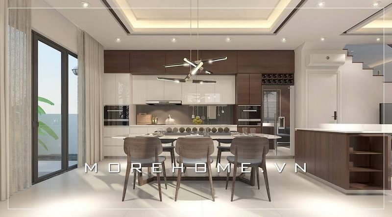 Top những mẫu ăn đẹp, cao cấp dành cho nhà phố, biệt thự